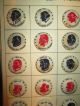 Us Presidents Silhouettes 1950 ' S Eisenhower Vtg Button Card Usa Political Buttons photo 8