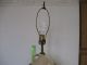 Vintage Whiskey Ceramic Jug Bulb Lamp Folk Art Hand Painted Wild Strawberry Lamps photo 5