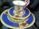 Antique German Tea Cup And Saucer Trio Roman Scene Encrusted Gold Gilt C1880 Cups & Saucers photo 8