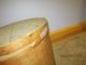 Vintage Cheese/ Bushel Barrel Basket Wood Round Shape Diameter 15,  14 Tall Boxes photo 5