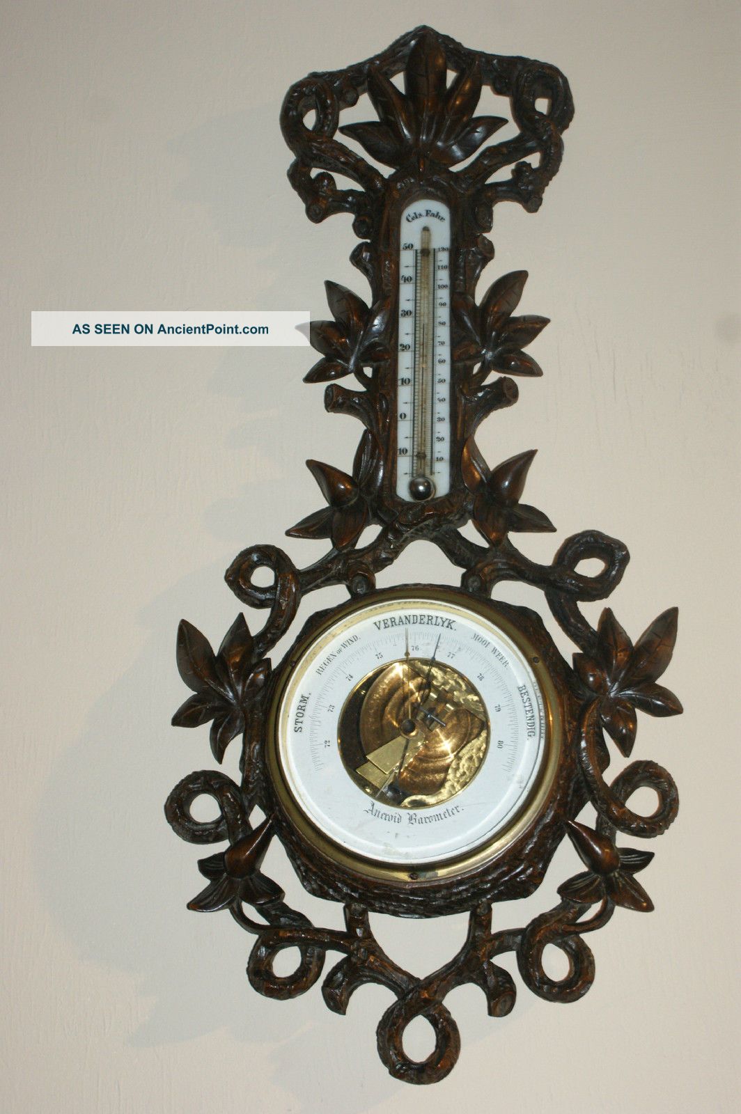 Carved Dutch Barometer Other photo
