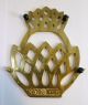 Vintag Solid Brass Pineapple Trivet Virginia Metalcrafters Colonial Williamsburg Trivets photo 2