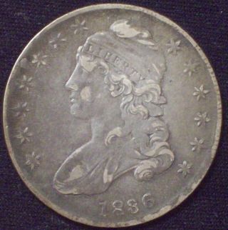 1836 Bust Half Dollar Silver O - 112 Rare Xf Detail Tone Priced To Sell photo