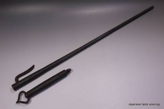 Japanese Old Antique Large Swordstickw Jutte Weapon Small Spear Arms Edo Lance photo