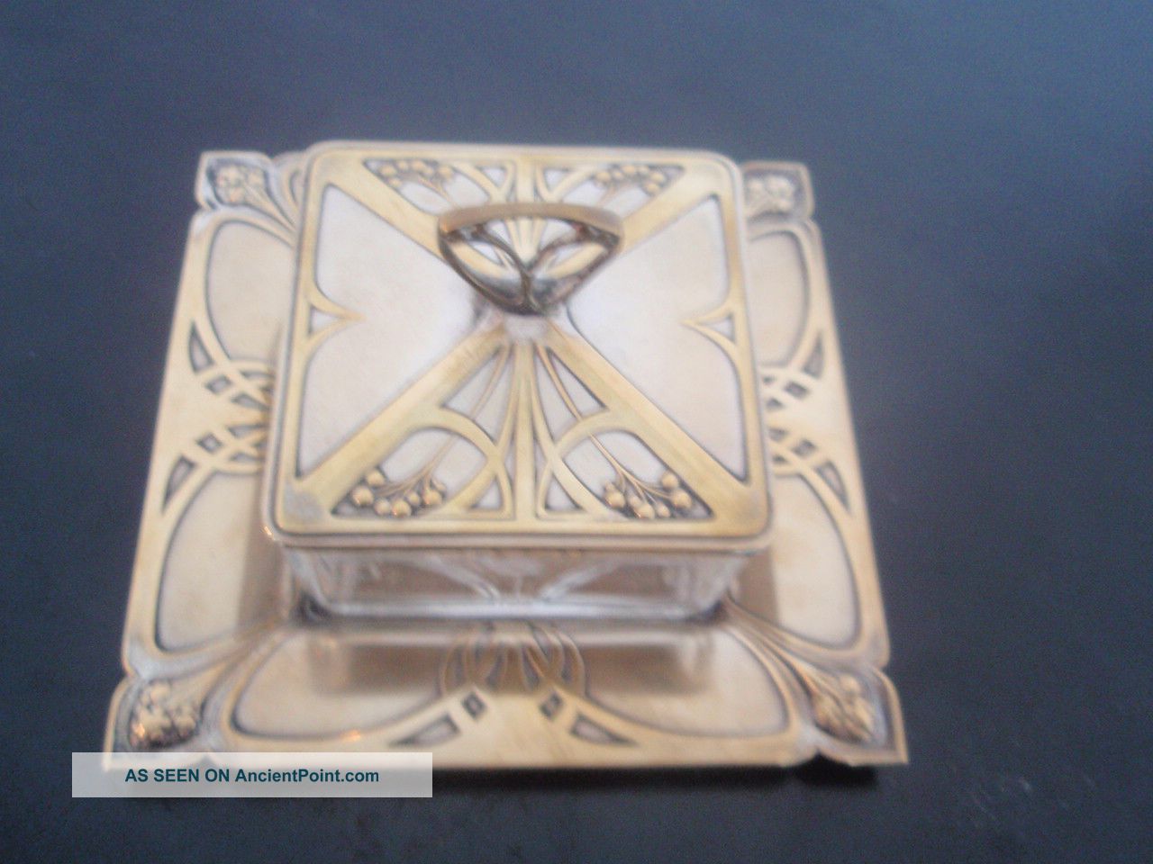 Wmf Art Nouveau - Candy Dish - Wmfcrystal - 1900 - 05 Art Nouveau photo