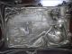 19th C.  Quality Art Nouveau Pewter Plaques Secured To Wood Frames Dawn & Dusk Metalware photo 1