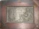 19th C.  Quality Art Nouveau Pewter Plaques Secured To Wood Frames Dawn & Dusk Metalware photo 7