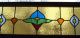 Large Transom Traditional Stained Glass Window Panel _ Medieval Flower 1940-Now photo 5