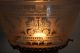 Antique Sandwich Glass Oil Old Parlor Kerosene Apple Green Eapg American Lamp Lamps photo 2