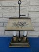Vintage French Tole Lamp 