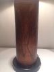 Antique Vtg Signed American Arts & Crafts Copper Repousse Sheaf Wheat Table Lamp Metalware photo 6