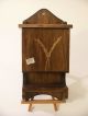 Vintage Wood Wall Caddy Pocket Box Container Dispenser Ozark Native Craft Shop Other photo 10