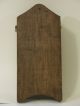 Vintage Wood Wall Caddy Pocket Box Container Dispenser Ozark Native Craft Shop Other photo 2