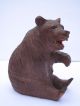Antique Vintage Black Forest Bear Pipe Stand Hand Carved Carved Figures photo 2