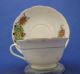 Antique Translucent China Tea Cup & Saucer Hand Painted Wide Bowl Cups & Saucers photo 2