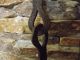 Primitive Antique Authentic Islamic Hand Forged Fireplace Chain Fireplaces & Mantels photo 9