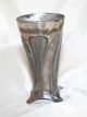 Antique Wmf Art Nouveau Cup Silver Plated Pewter Germany 19th Century Cups & Goblets photo 3