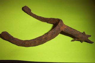 Rare Authentic Medieval Rowel Spur Cavelry Tool Old Artifact Antiquity Antique photo