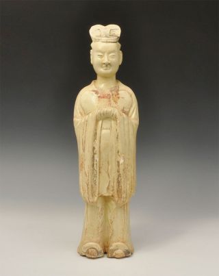Ancient China Sui Dynasty Glazed Official Terracotta 隋朝大型釉彩陶人俑 photo