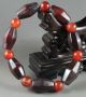 China Agate Chinese Red Jade Beads Chain Bracelet Bracelets photo 3