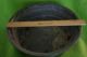 Antique Basin Tub Bowl Enamel Blue Gray Speckeled Vntg Art Deco Primitives photo 1