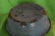 Antique Basin Tub Bowl Enamel Blue Gray Speckeled Vntg Art Deco Primitives photo 3