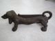 Antique 1900 ' S Cast Iron Dachshund Boot Scraper  See Photos Primitives photo 1