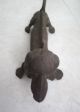 Antique 1900 ' S Cast Iron Dachshund Boot Scraper  See Photos Primitives photo 2