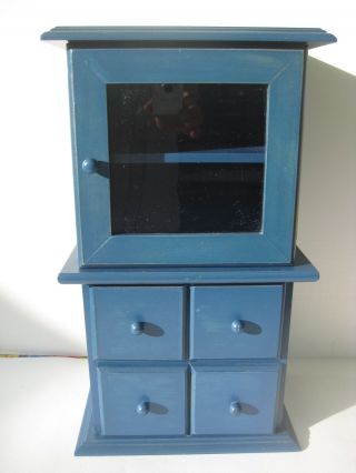 Cupboard With Shelves And Drawer Wall Or Tabletop photo