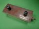 Resistor Mounted In Wooden Box Vintage Physics Electronics Lab Apparatus Other photo 4