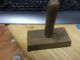 Antique Butter Mold Primitive Country Rectangular Buttermold,  Wood - Complete Primitives photo 3
