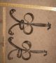 2 Vtg Antique Gothic Medieval Wrought Cast Iron Candle Wall Holder Sconces Pair Chandeliers, Fixtures, Sconces photo 4