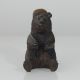 Rare Antique Black Forest Brienz Carved Wooden Bear With Pin Cushion 1880 Carved Figures photo 1