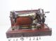 Antique Victorian Coffin Top 1903 Singer 28 (k) Hand Crank Sewing Machine 128 27 Sewing Machines photo 1