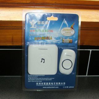 B 1 Button 1 Receiver 52 Ringtones 300m Range Blister Packing Wireless Doorbell photo