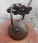 Old Cast Iron Hanging Candle Holder,  Tapers Or Round Candles. . . Chandeliers, Fixtures, Sconces photo 2