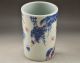  superb Chinese Old Handwork  collectibles Porcelain Painting Lovely Monkey Bru Brush Pots photo 1