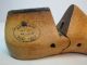 Old Wooden Shoe Form Mold Empire Branch Rochester Aug 1952 Old Makers Marks Industrial Molds photo 2