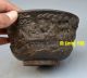Bamboo Carving Wood Chinese Old Figure Scholar Statue Bowl Antique Pine Tree Bowls photo 1