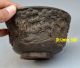 Bamboo Carving Wood Chinese Old Figure Scholar Statue Bowl Antique Pine Tree Bowls photo 2