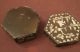 Antique Rare 1800s Lacquer Inlaid Mother Of Pearl Hexagon Trinket Vanity Old Box Boxes photo 8
