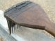 Old Primitive Romanian Flax Plant Brush Tool 0162 Primitives photo 2