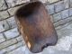 Antique Old Very Large Hand Carved Wood Bowl Trencher Rare Unique 19th Century Primitives photo 5