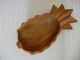 Vintage Hand Crafted Monkey Pod Wood Pineapple Carved Bowl Natural Tone Signed Bowls photo 1
