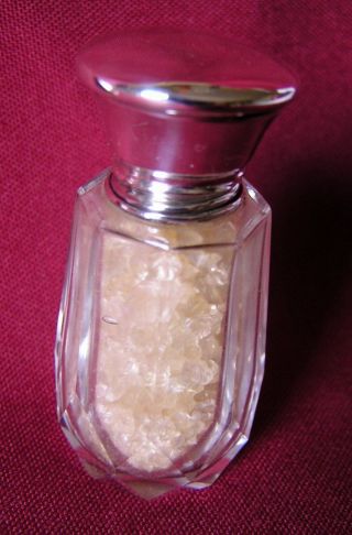 Fine Little Smelling Salts Perfume Bottle Birm 1924 photo