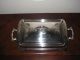 Silverplate Rectangular Covered Serving Dish With Glass - Oneida Usa Platters & Trays photo 2