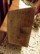 Antique Primitive Hand Made Walnut Wood Handled Push Block Unique Primitives photo 5