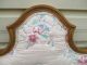 53059 Pair Twin Size Upholstered Headboard Bed S Romantic Shabby Henredon? Post-1950 photo 2