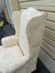 50203 Queen Anne Upholstered Fireside Wing Chair Post-1950 photo 2