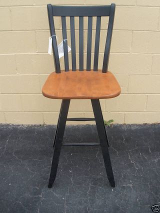 42745 Pair Quality Wood Barstool S Stool Chair S photo